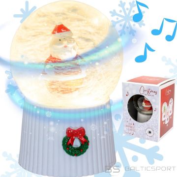 Christmas Decoration SNOW GLOBE 147MM LED SANTA CLAUS