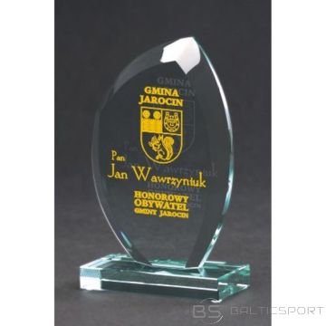 BS Gravēts stikla trofeja ar korpusu + krāsas pildījums (nav pieejams)