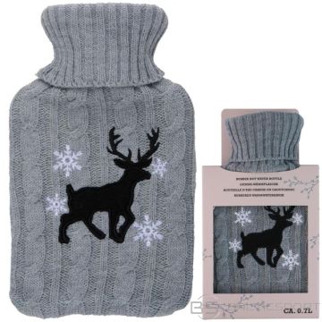 Alpina Gumijas karstā ūdens pudele vākā 0,7 l ziemeļbrieži (nav pieejams)