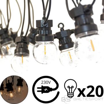 BS Dārza vītnes ballīšu apgaismojums 20LED (nav pieejams)