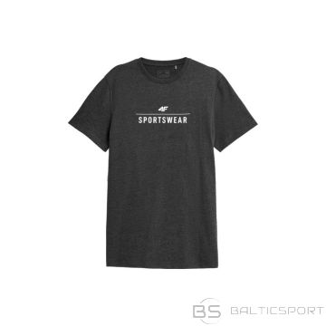 T-shirt 4F M H4L22-TSM354 dark gray melange (S)