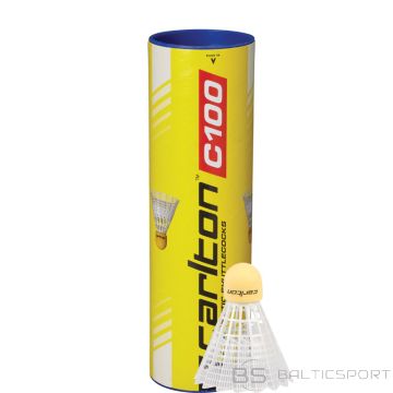 Badmintona volāni /Badmintona Volāni / Carlton C100  synthetic, medium speed, 6 pcs.