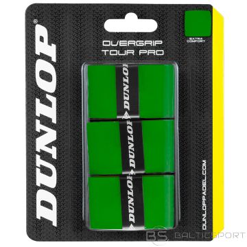 Padel bat overgrip DUNLOP TOUR PRO 3pcs. green