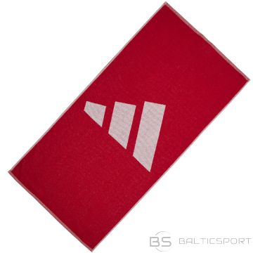 Dvielis adidas 3 Bar Towel IR6243 / czerwony / 50x100cm