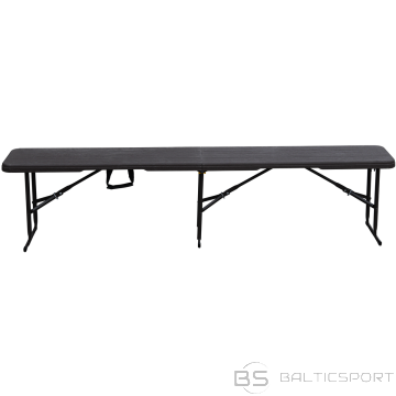 Saska Garden СКЛАДНАЯ СКАМЬЯ ДЛЯ БАНКЕТОВ 183х28х43СМ ЛЕСНАЯ ДОСКА ТЕМНО-СЕРАЯ