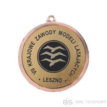 BS Bronzas medaļa - skriešana - tērauda medaļa ar gravējumu uz lamināta (nav pieejama)