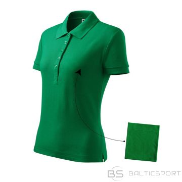 Malfini Cotton polo shirt W MLI-21316 grass green (XL)