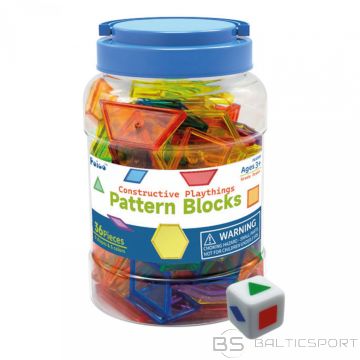 BS Caurspīdīgu plakanu ģeometrisku formu komplekts