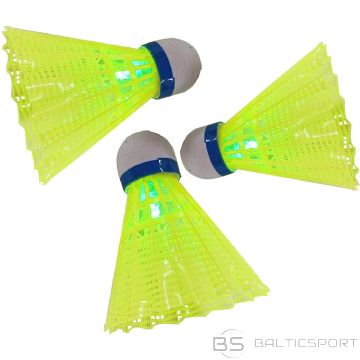 Enero BADMINTON NYLON LED SHUTTLE 3PCS