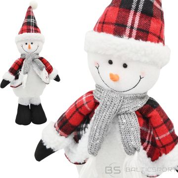 Saska Garden Dekoratīvs sniegavīrs 50 cm sarkans