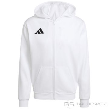 Adidas ENTRADA 26. gada kapučjaka ar pilnu rāvējslēdzēju bērniem KH1783 / balta / 164 cm