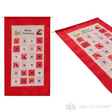 Saska Garden ADVENT CALENDAR 56x87CM RED