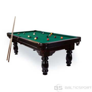 Biljarda galds Arizona 8' pēdas (245x145cm), zaļš audums, pilns komplekts