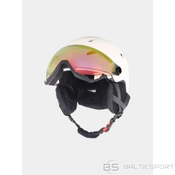 Unisex slēpošanas ķivere ar brillēm 4FWAW24AHELU090-11S (L-XL (58-61CM))