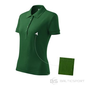 Malfini Cotton polo shirt W MLI-21306 bottle green (XS)