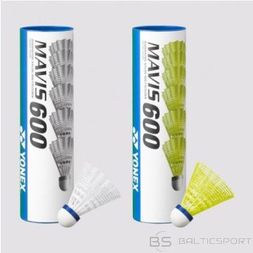 Yonex Mavis 600 Badminton Shuttlecock / Yellow / Fast