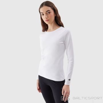 Koszulka 4F 4FWSS24TLONF218 10S / biały / XXL