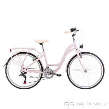 Meiteņu velosipēds ROMET Panda 1, violets un balts