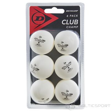 Galda Tenisa Bumbiņas / Dunlop CLUB CHAMP 6pcs