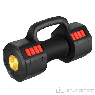 HMS HL05 3in1 regulējama hantele ar atspiešanās stieni un svaru bumbas funkciju