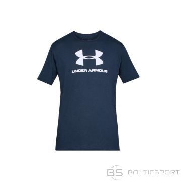 Under Armour Sportstyle Logo Tee 1329590-408 granatowe S (S)
