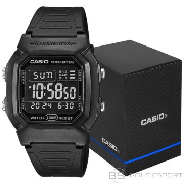 Casio Vīriešu rokaspulkstenis W-800H-1BVES + KASTE (N/A)