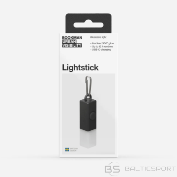 Tuli BOOKMAN gaismas nūjiņa, melna