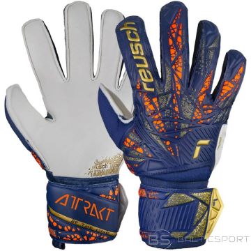 Reusch Attrakt Grip Jr 5472815 4410 вратарские перчатки (7)