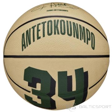Wilson Basketbola bumbas NBA spēlētāja ikona Giannis Antetokounmpo mini bumba WZ4007501XB (3)