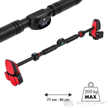 HMS DD500 durvju ailes pievilkšanās stienis ar četrkāršu atbalstu un pretplatformu