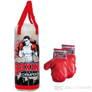 Enero JUNIOR Boksa KOMPLEKTS, boksa maiss 50x18cm un cimdi