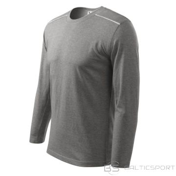 Malfini T-shirt Mafini Long Sleeve M MLI-11212 dark gray melange (3XL)