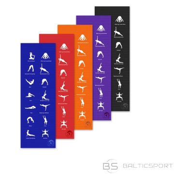 Vingrošanas paklājs, jogas paklājs, yoga mat Trendy sport 180x60x0.5cm