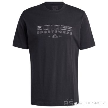 T-shirt adidas Tech Linear Graphic M IW2651 (M)