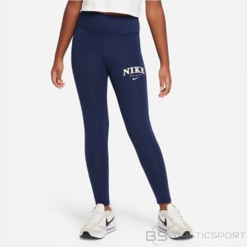 Leggings Nike Sportswear Trend HW Lggng Prnt Jr FD0889-410 (S (128-137cm))