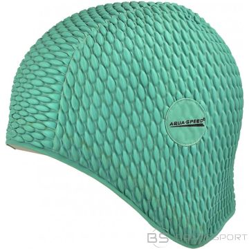 Swimming cap Aqua-Speed latex Bombastic 04 green (N/A)
