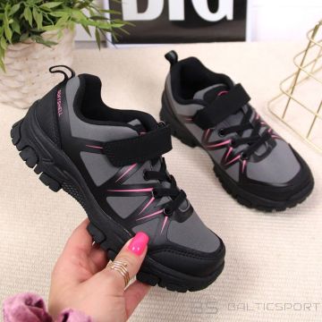 Trekking shoes with velcro American Club Jr AM902A gray (33)