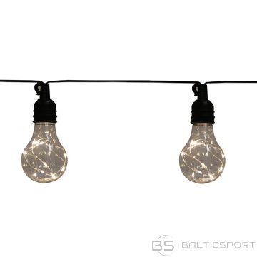 10 Spuldžu virtene ar LED 5m