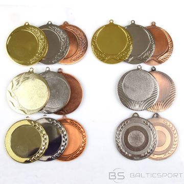 Tryumf Medaļa uz 50 mm uzlīmes / īpaši liela / zelts / sudrabs / bronza
