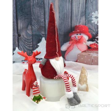 Saska Garden DECORATIVE GNOME 30+15CM RED