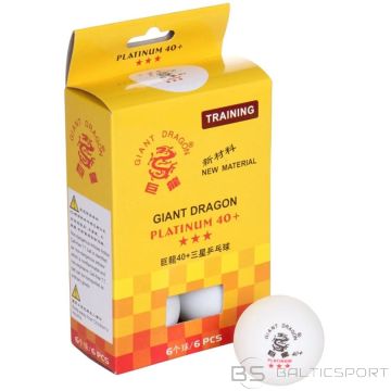 Smj Sport Giant Dragon white ping-pong ball *** 6 pcs / white