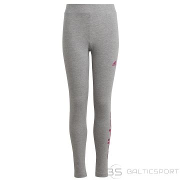 Legginsy adidas LIN TIG girls Jr IC3580 / szary / 152 cm