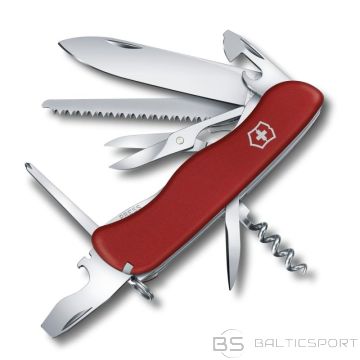 BS Victorinox Outrider Knife with Locking Blade, Polyamide, Red, Stainless Steel, 14 Tools, 11.1 cm (V-0.85 13 B1) (N/A)