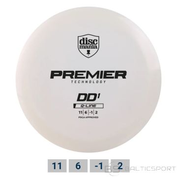 Discgolf DISCMANIA Distance Driver Q-LINE PREMIER DD1 White 11/6/-1/2