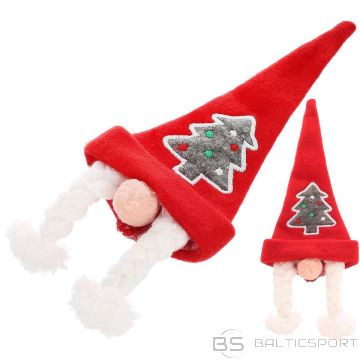 Saska Christmas CHRISTMAS ORNAMENT MRS. SANTA BOTTLE COVER CUTLERY NAPKINS