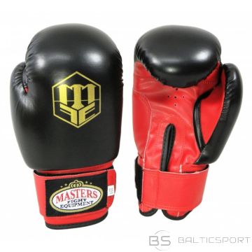 Boksa cimdi /Masters boksa cimdi - RPU-2A 01152-0302 (czarno - czerwone+6 oz)