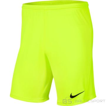 Nike Park III BV6855 702 šorti / Dzeltena / S
