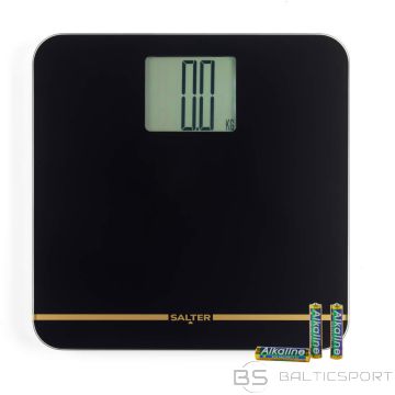Salter 9075 BGFEU12 Max Electronic Bathroom Scale, Black/Gold