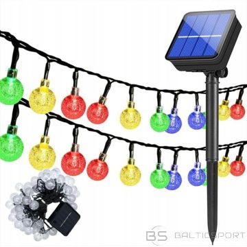 BS SAULES DĀRZA LAMPA GARLAND SAULES ĶĒDE 4,9M 40LED DAUDZKRĀSU (N/A)