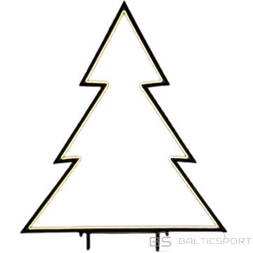 Luca NEON ZIEMASSVĒTKU EGLĪTE 190 LED TAIMERIS 8 FUNKCIJAS 53x75cm SILTI BALTA (N/A)